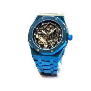 Audemars Piguet Royal Oak Skeleton Openworked Matte Black Metal Men's Watch - Image 4