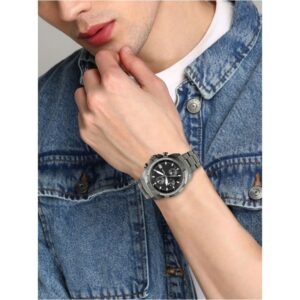 FOSSIL Bronson Chronograph Black Stainless Steel Men’s Watch – FS5852 - Image 9