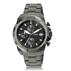 FOSSIL Bronson Chronograph Black Stainless Steel Men’s Watch – FS5852 - Image 7