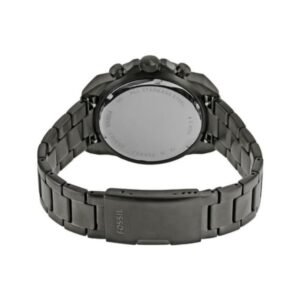 FOSSIL Bronson Chronograph Black Stainless Steel Men’s Watch – FS5852 - Image 6