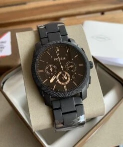 Fossil FS4656I Black Dial Multifunction Men’s Watch