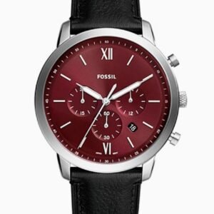 Fossil Neutra Chronograph Red Dial Leather Watch – Premium Statement Edition - Image 4