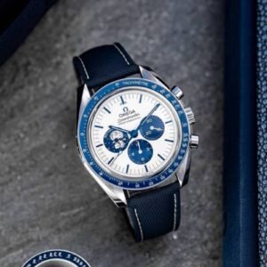 Omega Speedmaster Professional "Silver Snoopy Award" 50th Anniversary Blue Men's Watch - Image 5
