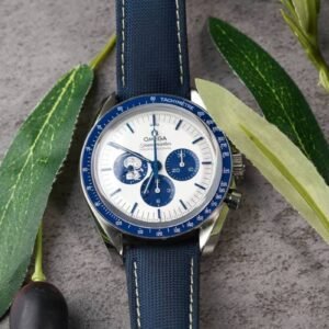 Omega Speedmaster Professional "Silver Snoopy Award" 50th Anniversary Blue Men's Watch - Image 7