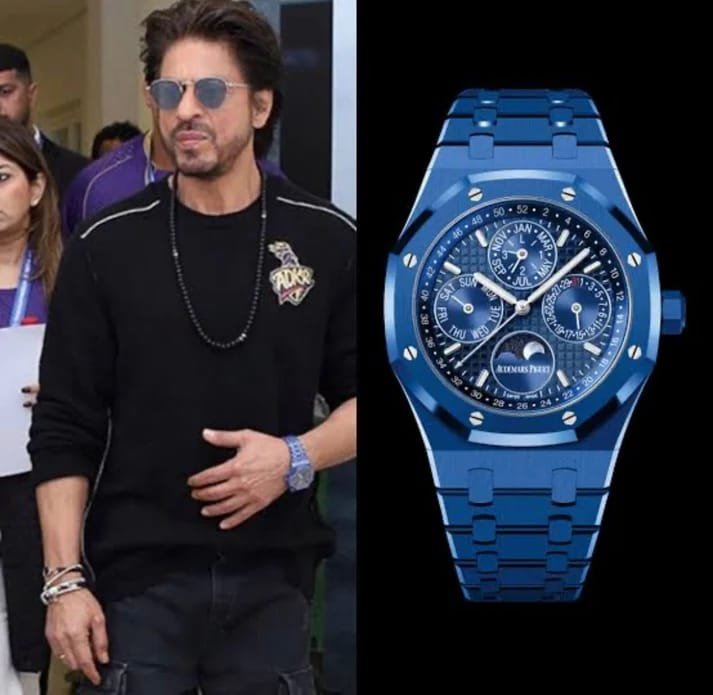 Audemars Piguet Royal Oak Perpetual Calendar Electric Blue Men's Watch – Celebrity Choice