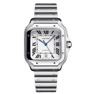 Cartier Santos de Cartier Automatic Stainless Steel Silver Dial Men's Watch