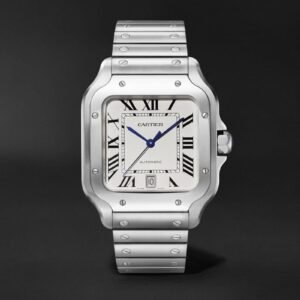 Alternative view of Cartier Santos de Cartier Automatic Stainless Steel Silver Dial Men's Watch