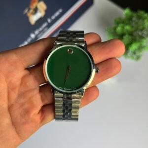 Alternative view of Movado Museum Classic Green Dial Stainless Steel Bracelet Men's Watch (Model: 7209)