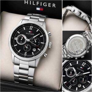 Tommy Hilfiger Multi-Function Chronograph Black Dial Stainless Steel Men's Watch (TH1791943W) - Image 3