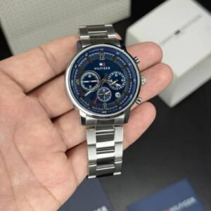 Tommy Hilfiger Multi-Function Chronograph Royal Blue Dial Stainless Steel Men's Watch