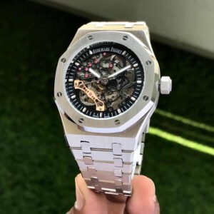 Audemars Piguet Royal Oak Skeleton Openworked Silver Metal Men's Watch