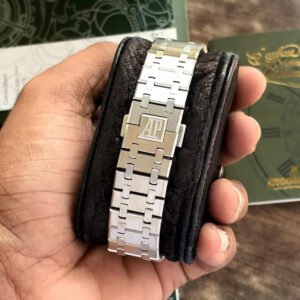 Audemars Piguet Royal Oak Skeleton Openworked Silver Metal Men's Watch - Image 3