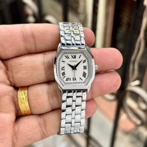 Fossil Harlow Geometric Octagon Case White Roman Dial Stainless Steel Women's Watch (ES5363) - Image 8