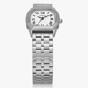 Alternative view of Fossil Harlow Geometric Octagon Case White Roman Dial Stainless Steel Women's Watch (ES5363)