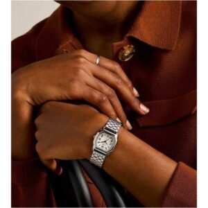 Fossil Harlow Geometric Octagon Case White Roman Dial Stainless Steel Women's Watch (ES5363) - Image 10