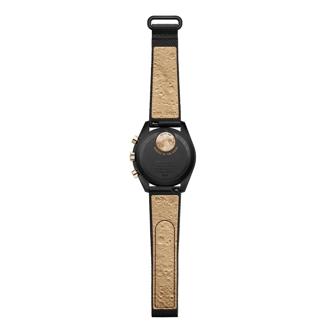 Omega x Swatch Bioceramic MoonSwatch "Mission to the Moon 1969" Chronograph Watch - Image 3